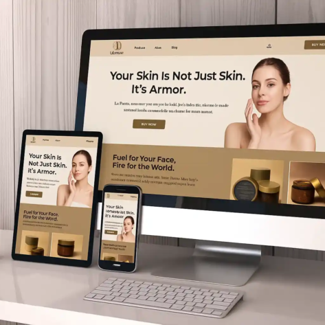 Beautiful E-ecomemrce website landing page design Elementor_ WooComemrce_Wordpress_ Wordpress Developer